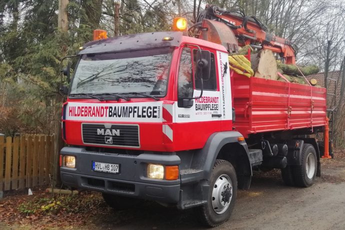 Baumfällung LKW Berlin